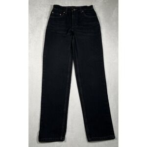 Vintage Levis 550 Jeans Junior 5 M Black 90s Relaxed Fit Tapered Leg Denim USA